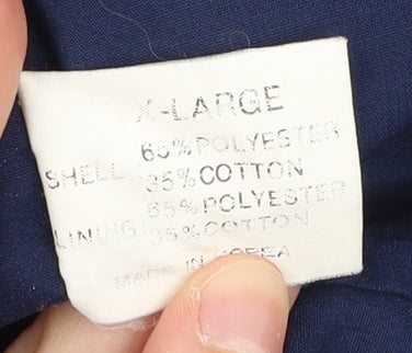 Casual Club Men's Blue XL Basic Jacket