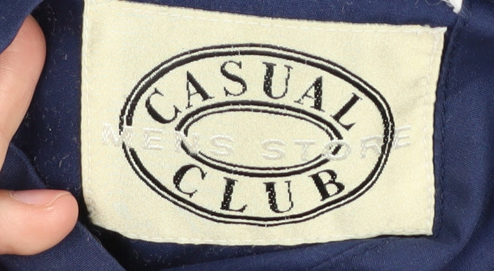 Casual Club Men's Blue XL Basic Jacket
