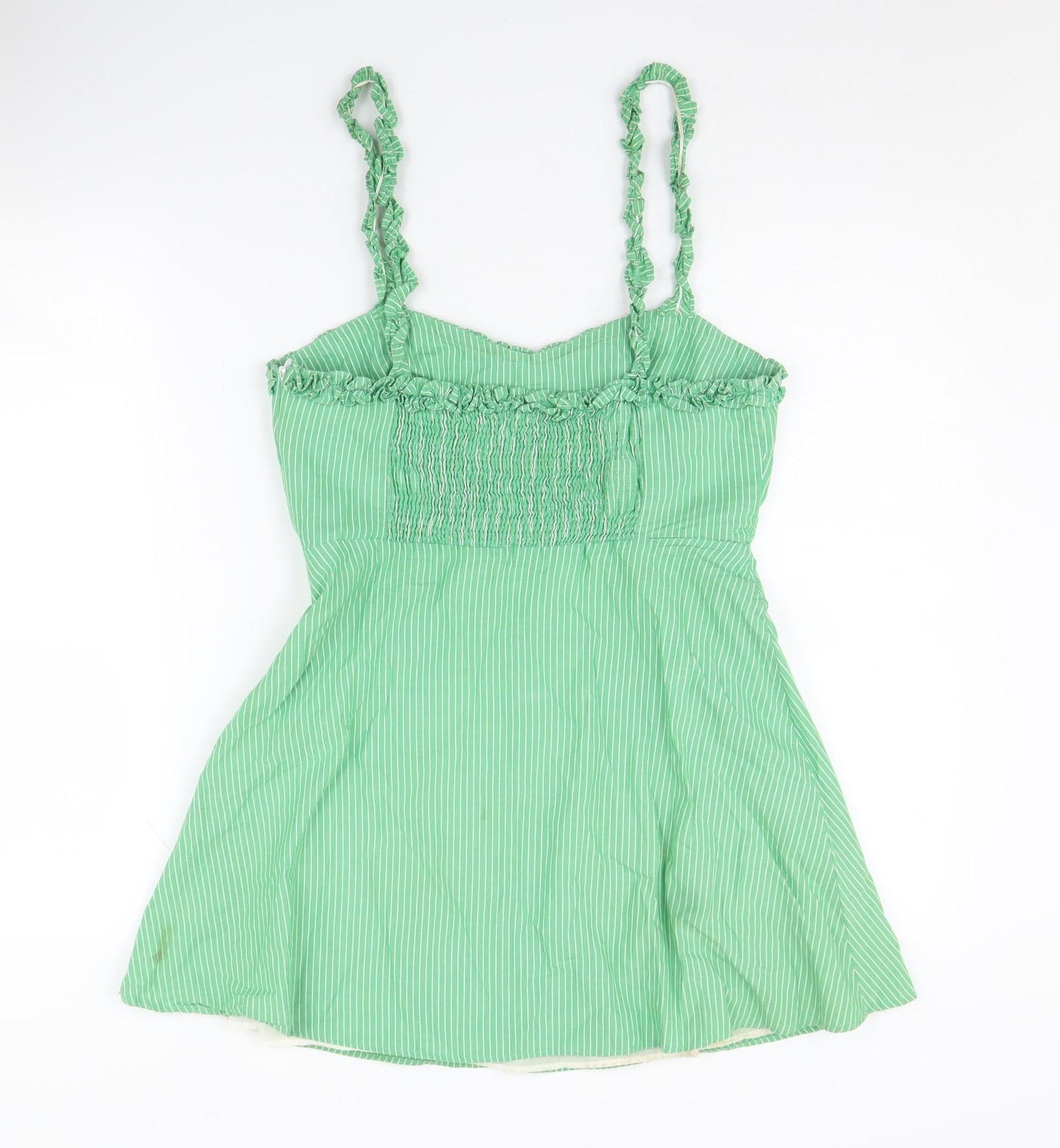 Zara Women's Green Camisole Tank Top - Size 12