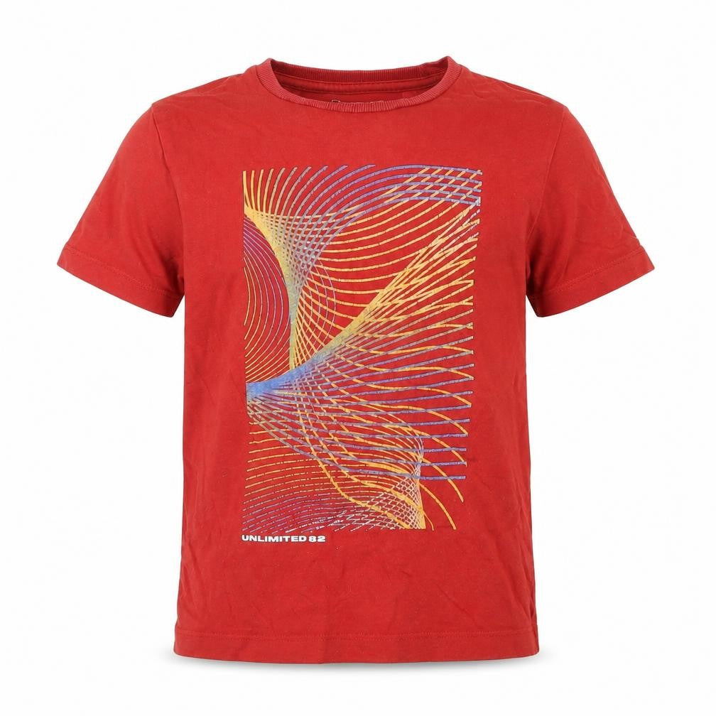 Next Boys Red Graphic Print T-Shirt, Age 4, Short Sleeve