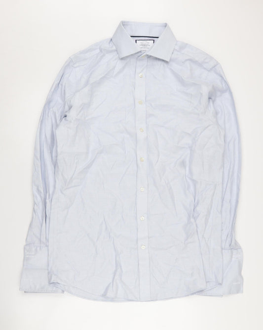 Charles Tyrwhitt Men's Blue Slim Fit Dress Shirt