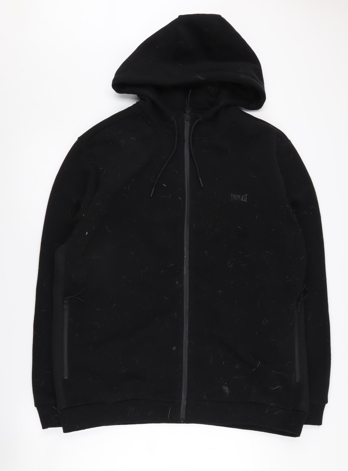 Everlast Men's Black 2XL Hoodie with Full Zip