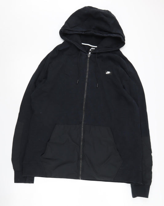 Nike Men's Black XL Full Zip Hoodie