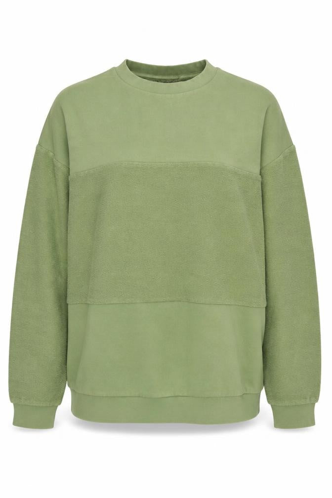 ASOS Womens Green XL Pullover Sweatshirt, Casual Style