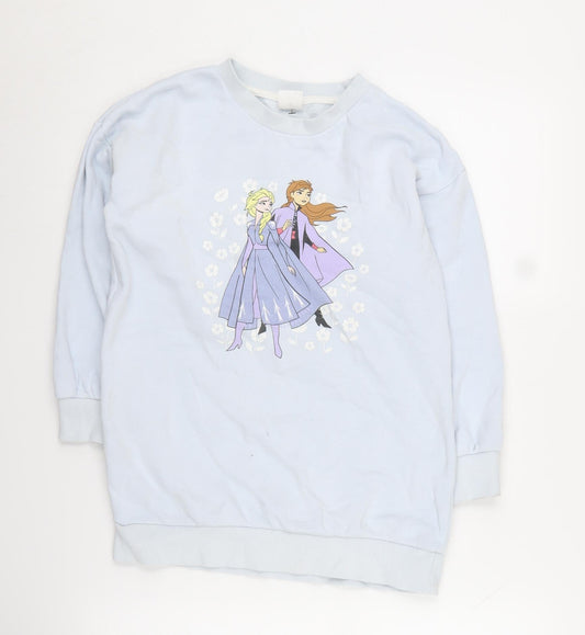 Disney Teens Blue Frozen Pullover Sweatshirt