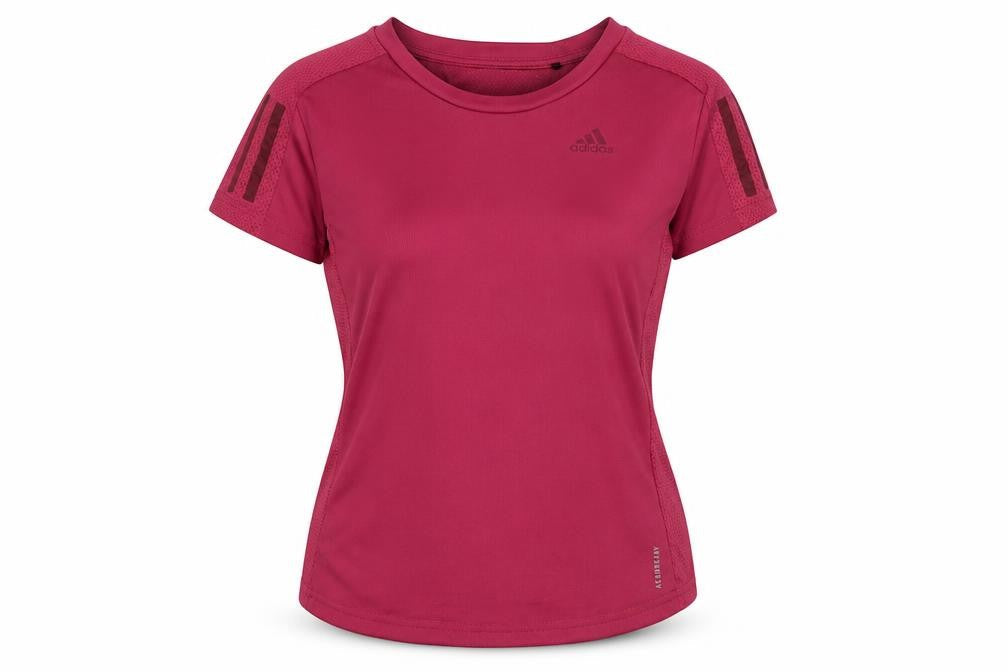 Front view of Adidas Women's Pink XS Running T-Shirt