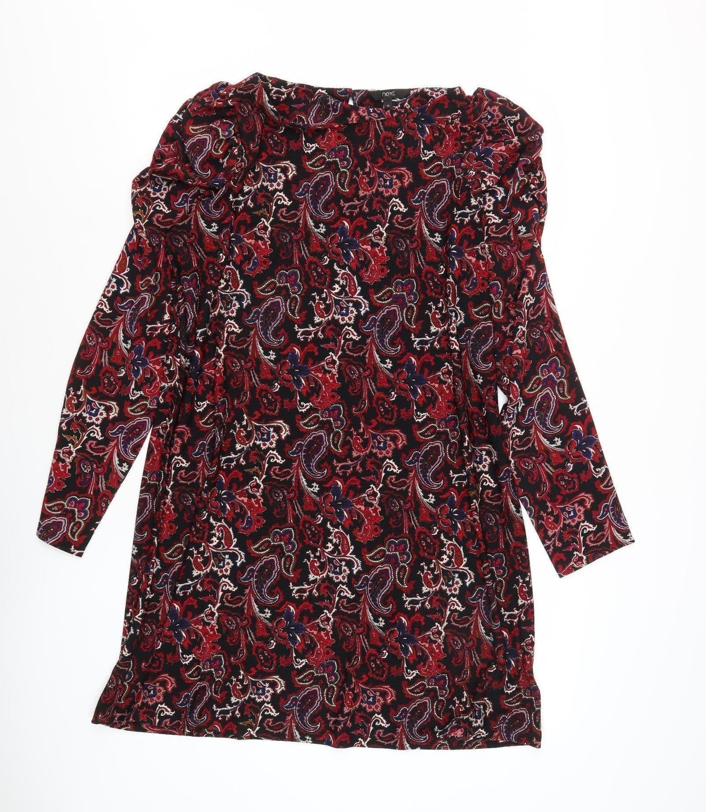 Next Women's Multicoloured Paisley Dress Size 12