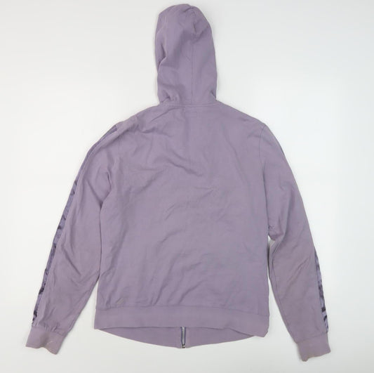 Emporio Armani Women's Purple Full Zip Hoodie M