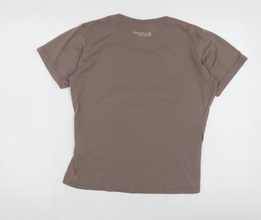 Regatta Women's Brown T-Shirt Size 12
