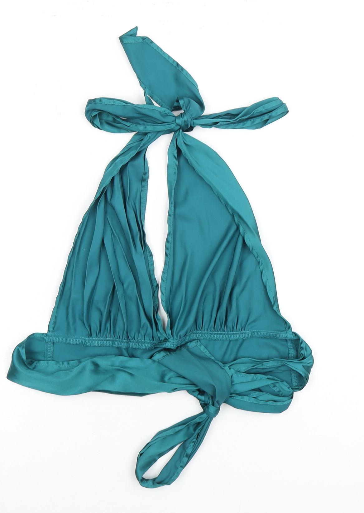 Cider Women's Green Silk Halter Camisole Top - Size L