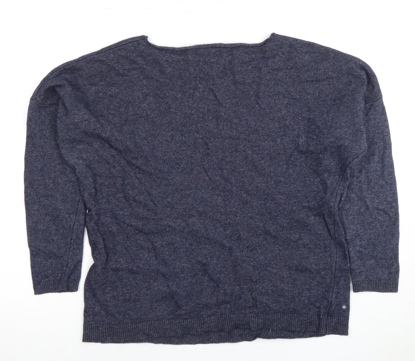 Benedetta B. Women's Blue Pullover Jumper, Size S, Merino Blend, Casual Elegance