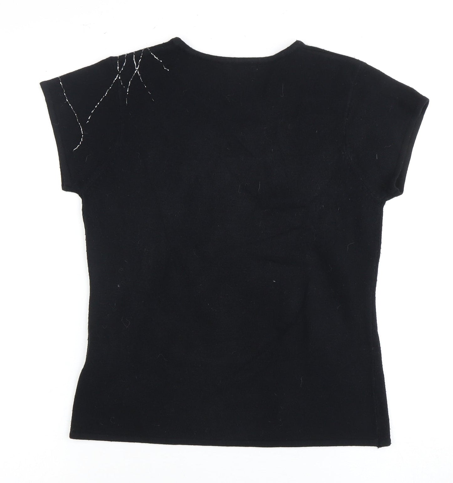 Select Women's Black T-Shirt, M, Short Sleeve, Basic
