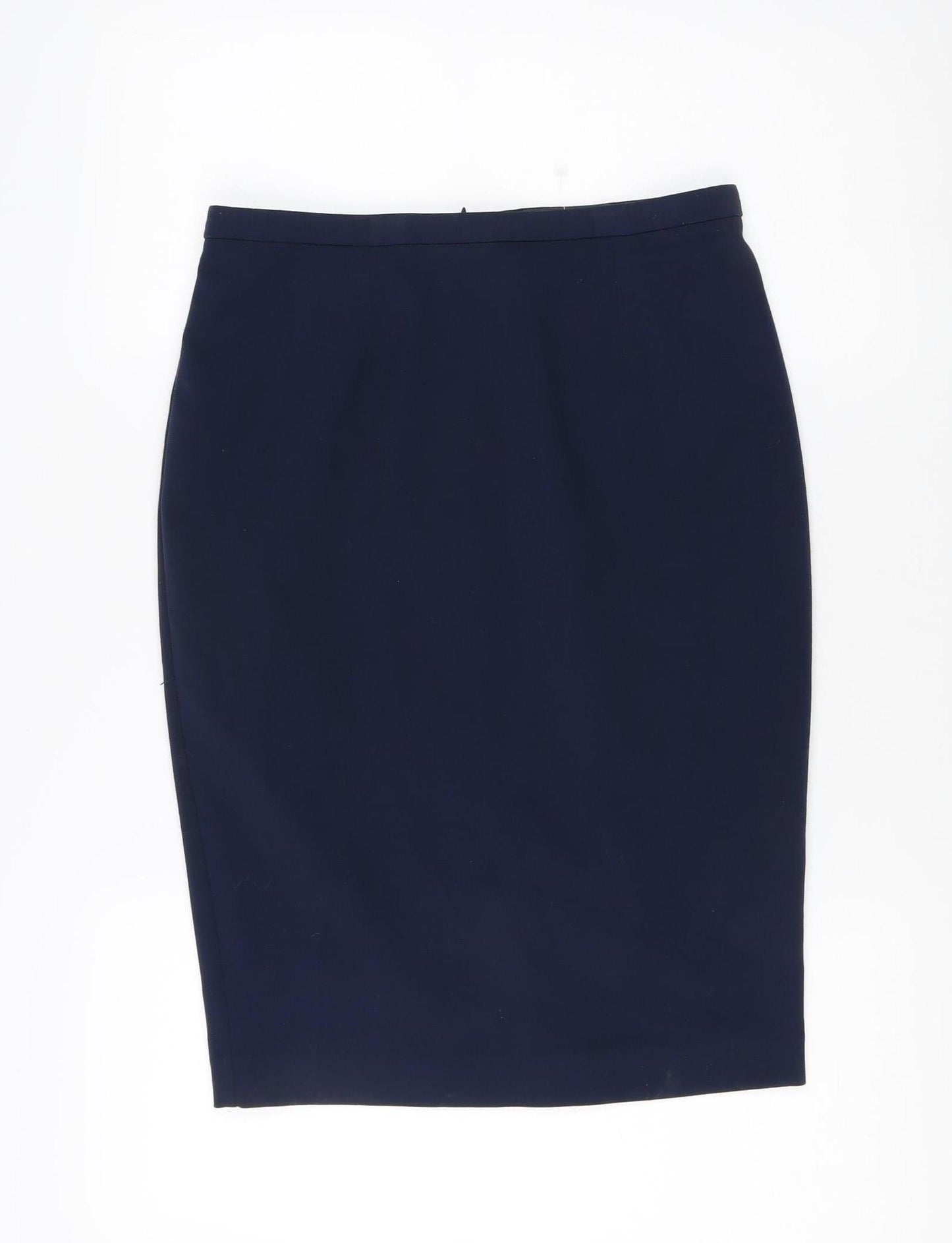 Marks and Spencer Women's Blue Pencil Skirt Size 10