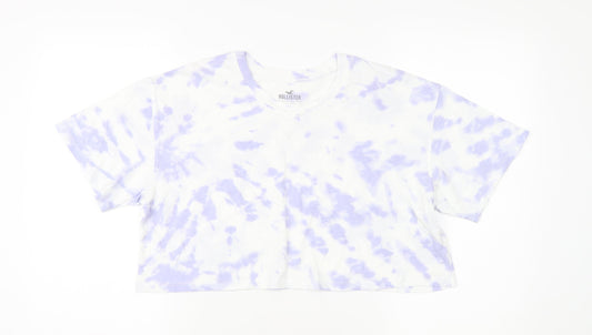 Hollister Women's Cropped Multicoloured T-Shirt, S