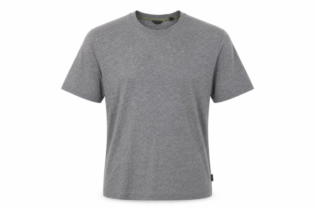 Mens UK Size L Ted Baker Grey  Cotton Blend T-Shirt