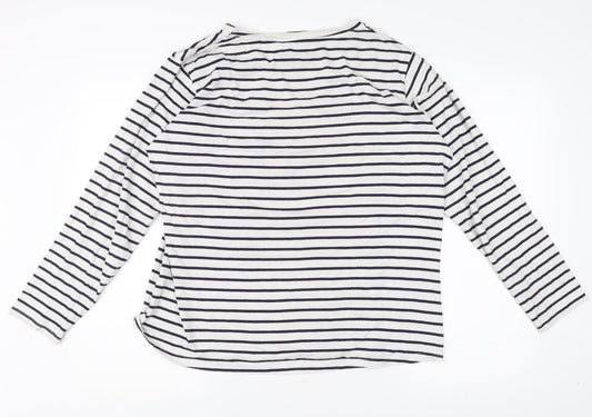 Disney Women's Multicoloured Striped T-Shirt XL