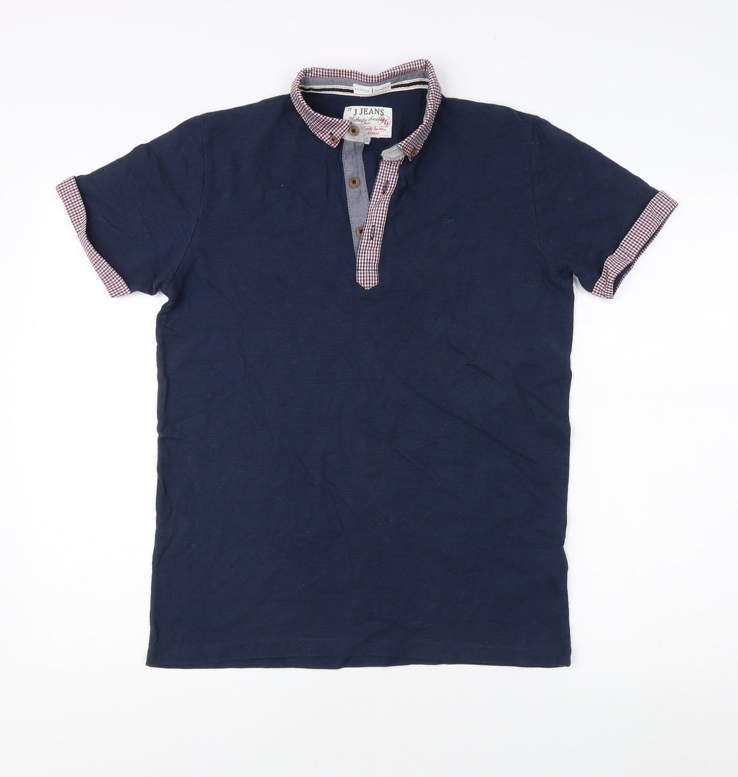 Jasper Conran Men's Blue Polo Shirt, Size 13-14