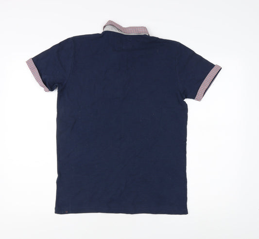 Jasper Conran Men's Blue Polo Shirt, Size 13-14