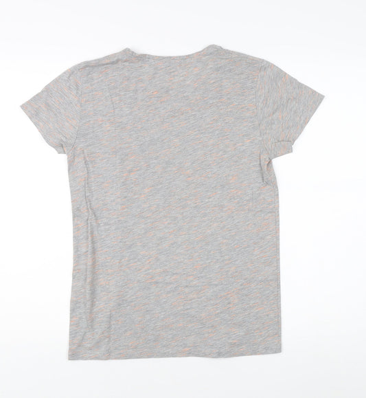 Esprit Men's Grey Crew Neck T-Shirt, Size S