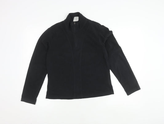 Columbia Women's Black Full Zip Sweatshirt M
