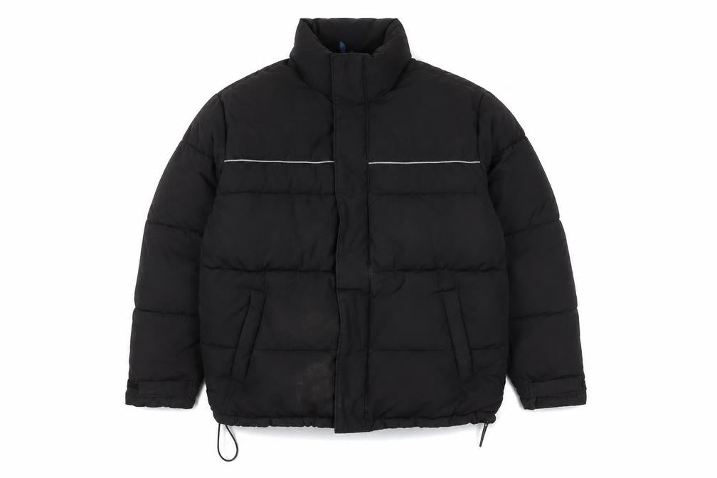 H&M Men's Black Puffer Jacket S for Winter Wear