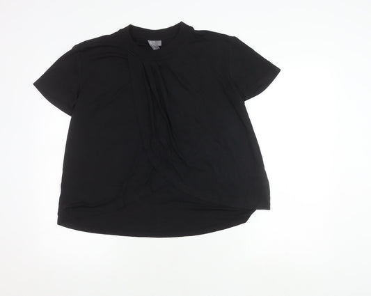 Sweaty Betty Women's Black Cotton T-Shirt, Size S