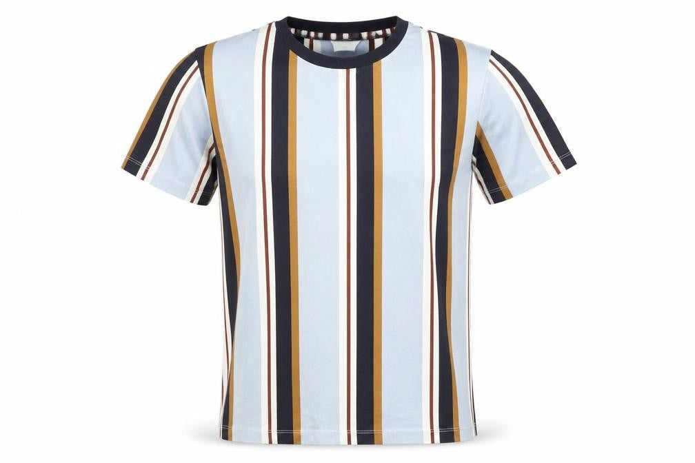 Next Men's Multicoloured Striped Slim Fit T-Shirt M