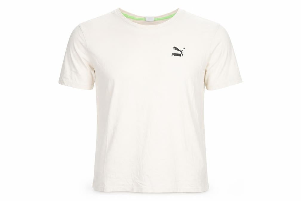 Mens UK Size S PUMA White  Cotton Blend T-Shirt