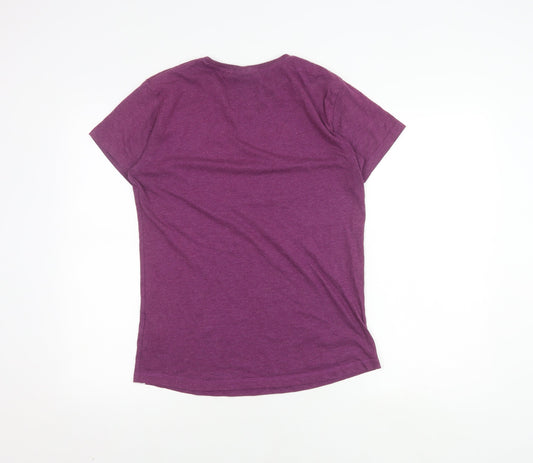 TOG24 Women's Purple T-Shirt Size 12 Regular Fit