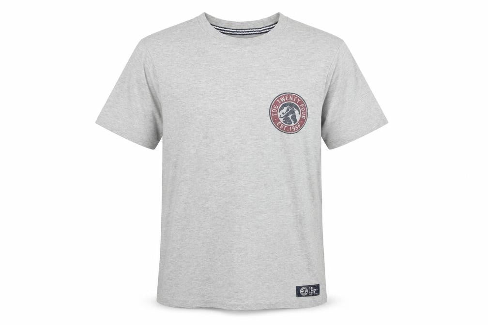Mens UK Size S Tog Twenty Four Grey  Cotton Blend T-Shirt