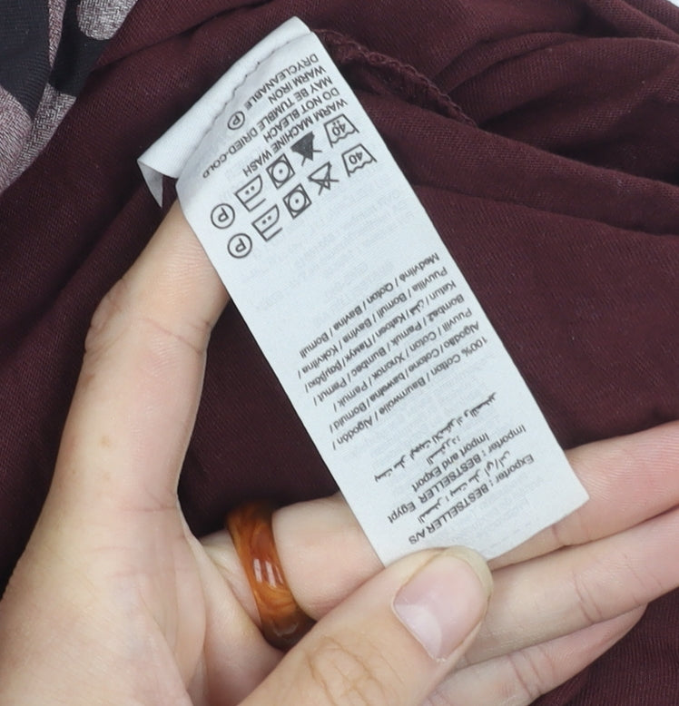 Jack & Jones Men's Red Graphic Print T-Shirt, Size L