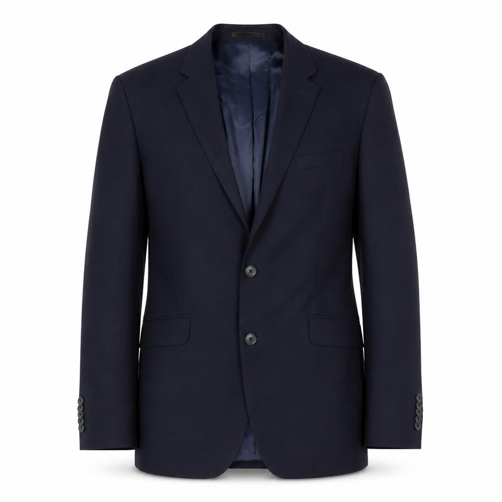 Mens 43 Chest Regular T.M.Lewin Blue Two-Button Blazer