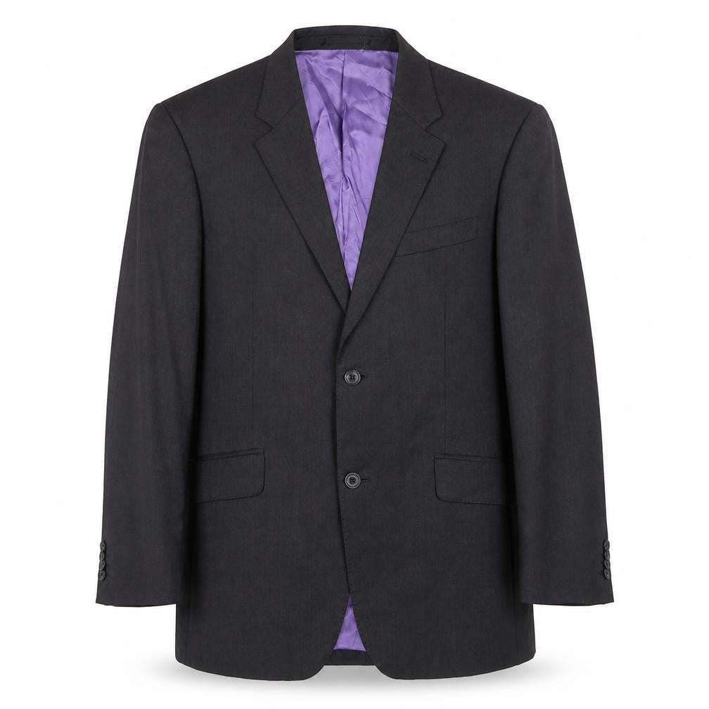 Mens 40 Chest Regular T.M.Lewin Grey Two-Button Blazer