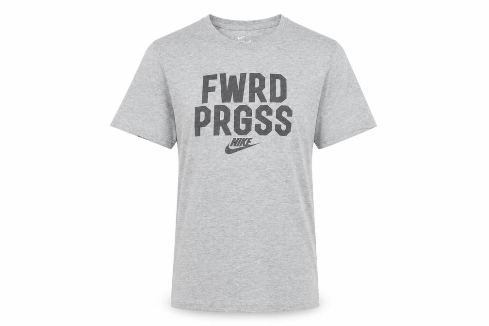 Mens UK Size S Nike Grey  Cotton Blend T-Shirt