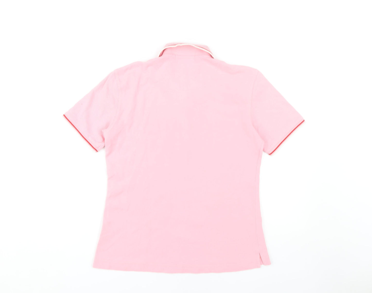 Le Coq Sportif Women's Pink Polo Shirt XL