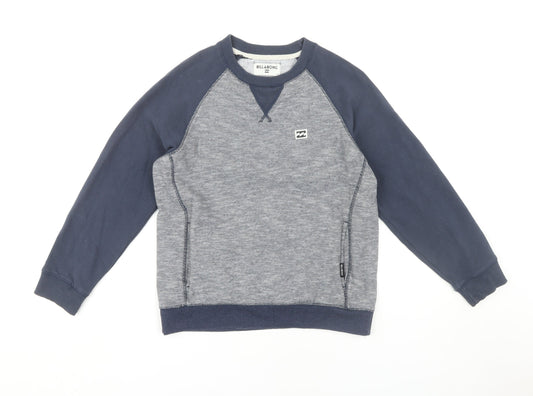 Billabong Unisex Grey Sweatshirt, Size 12, Casual Style