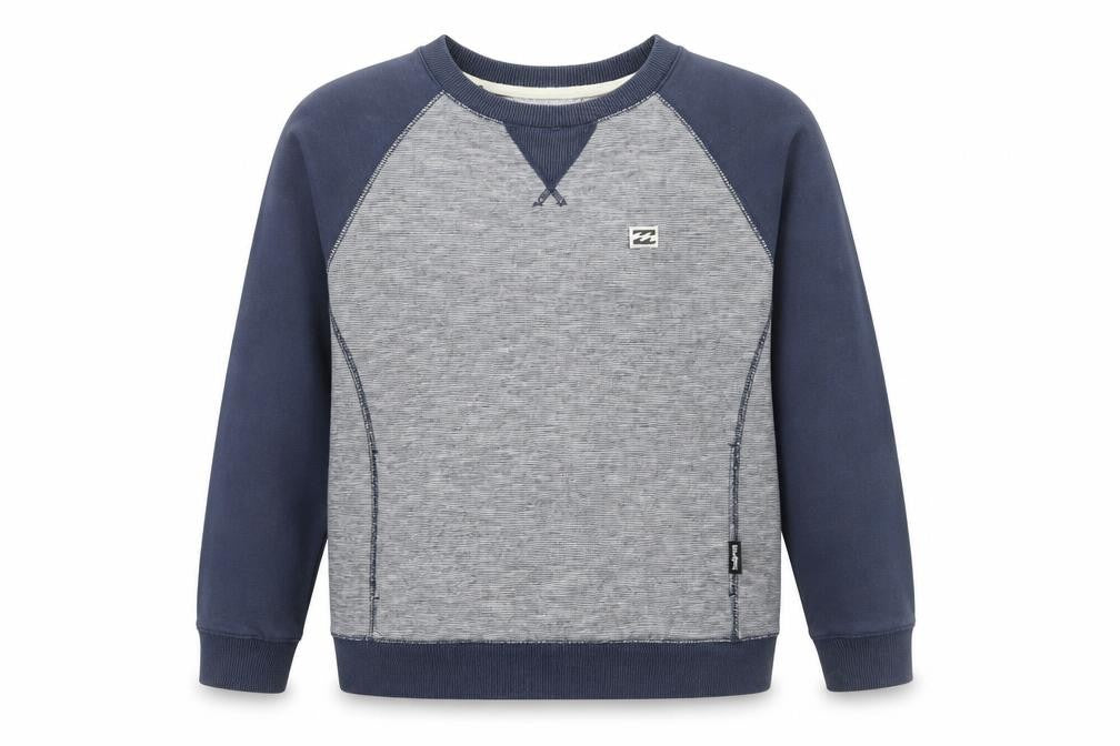 Unisex Adults UK 12 Regular Billabong Grey Pullover Sweatshirt