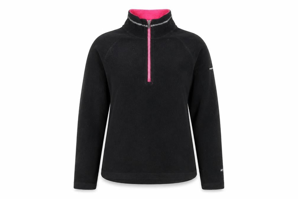 Womens UK 10 Regular Trespass Black Pullover Sweatshirt