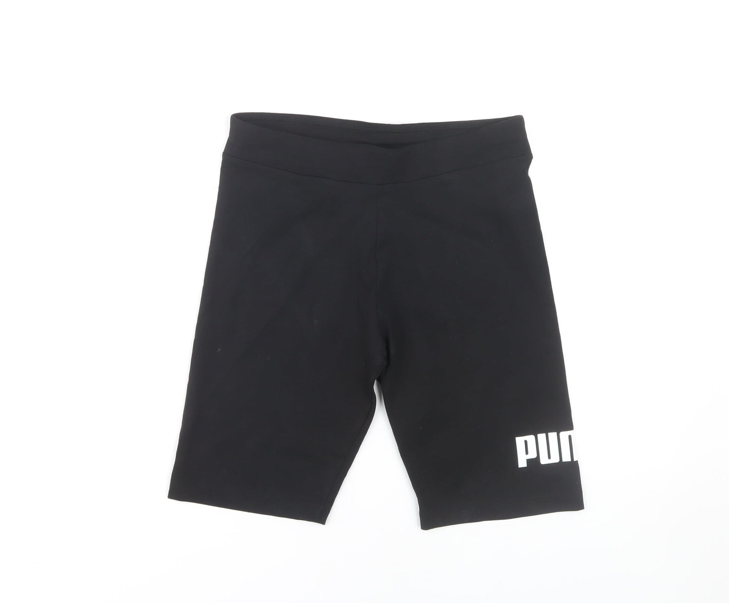 Puma Teens Black Biker Shorts - XL, Activewear