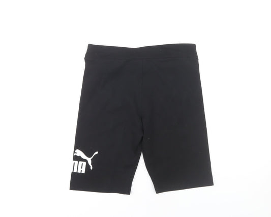 Puma Teens Black Biker Shorts - XL, Activewear