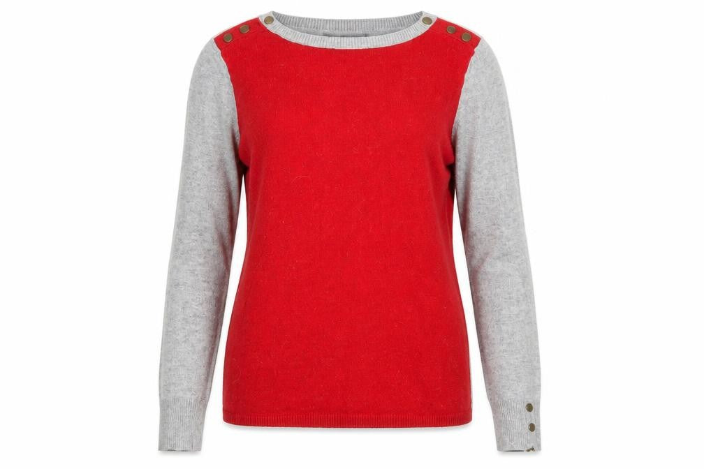Womens UK 8  Laura Ashley Red Pullover