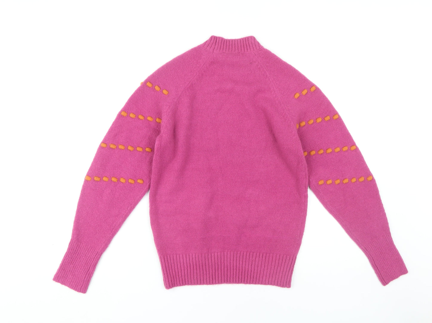 Klass Women's Pink Pullover Jumper, Size S, Geometric