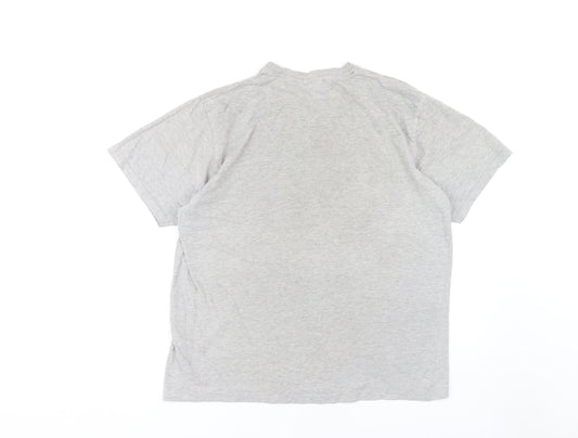Harry Potter Men's Grey Hogwarts M T-Shirt