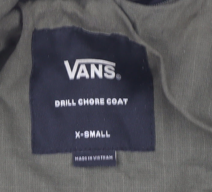 Vans Men's Green XS Military Jacket
