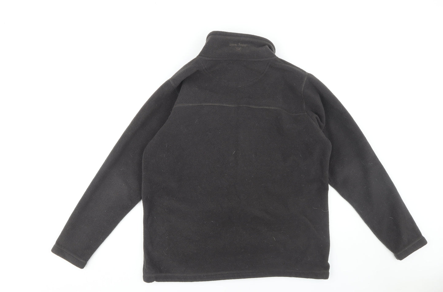 James Pringle Men's Black Fleece Jacket Size S