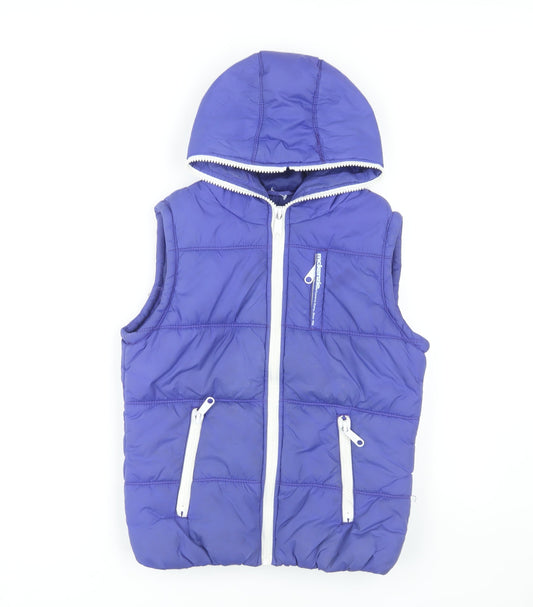 McKenzie Boys Blue Hooded Puffer Jacket 12 Years