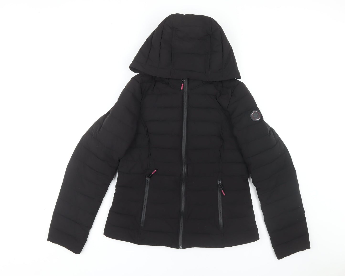 Nautica Women's Black Puffer Jacket Size S