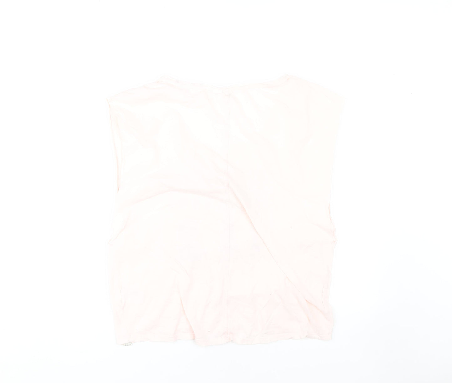 O'Neill Women's Pink Graphic T-Shirt V-Neck Size L