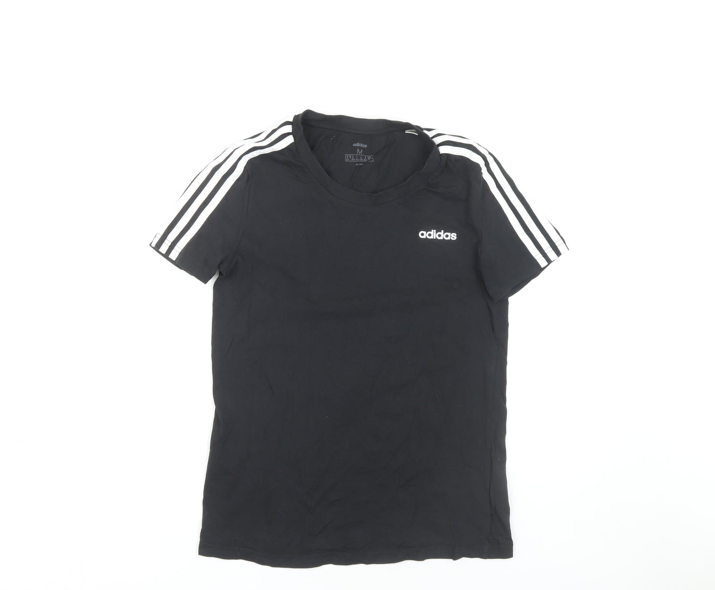 Adidas Unisex Black Regular Fit T-Shirt M