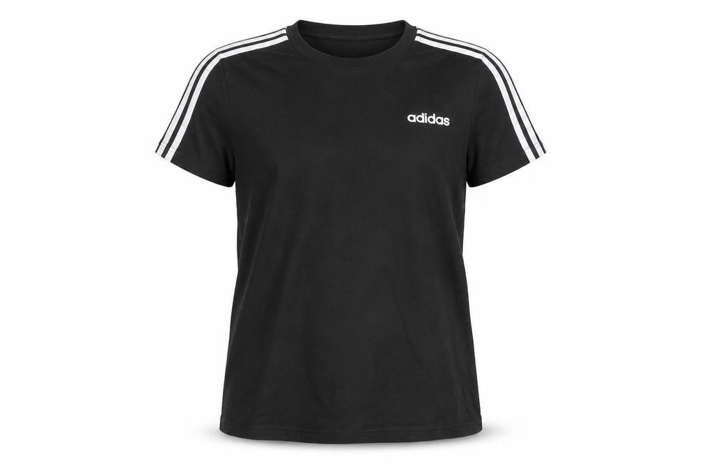 Unisex Adultss UK Size M adidas Black 100% Cotton T-Shirt